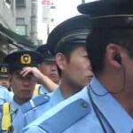 韓国大使館附近は戒厳令下?