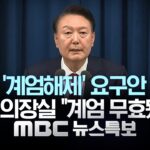 윤석열 대통령 비상계엄 선포 - [MBC뉴스특보] 2024년 12월 03일
