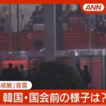 【ライブ】現地の様子は?韓国国会 尹大統領の「非常戒厳」の解除要求を可決 戒厳令は無効手続きへ 【LIVE】(2024年12月4日) ANN/テレ朝